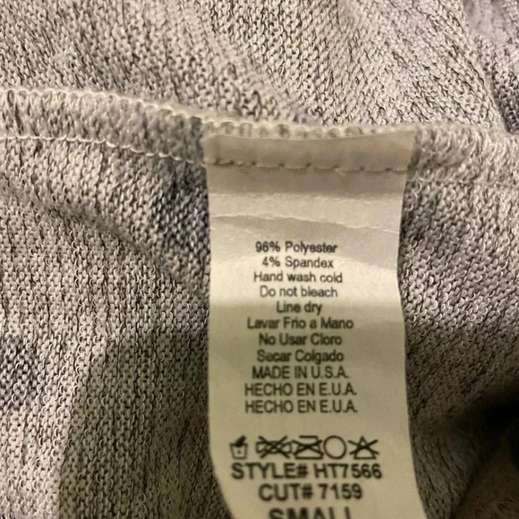 Beige polka-dot cold shoulder sweater-small NWT - Picture 6 of 6